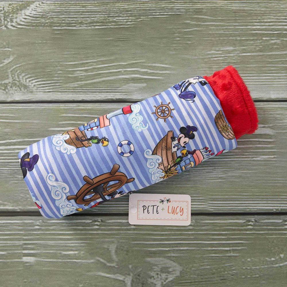 Steamboat Captain - Minky Blanket