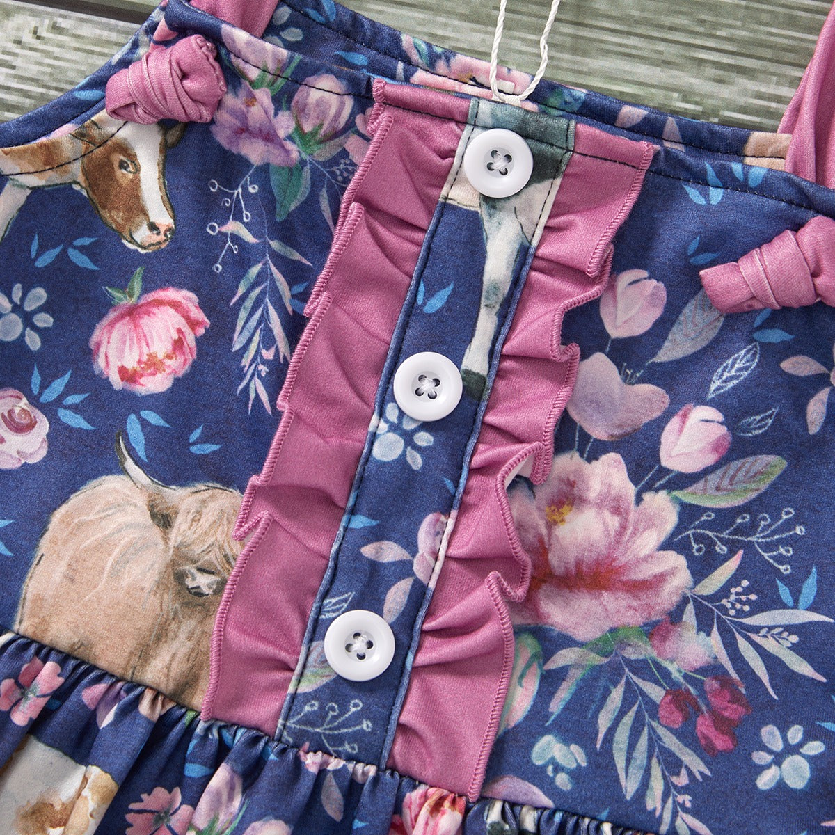 Moo in Bloom - Romper