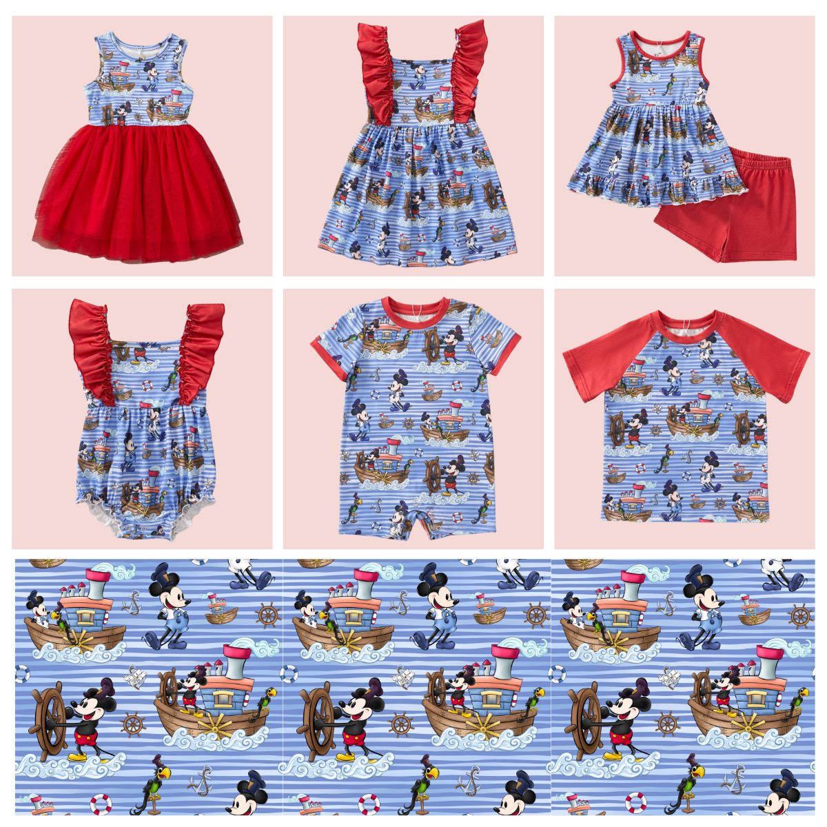 Steamboat Captain - Minky Blanket