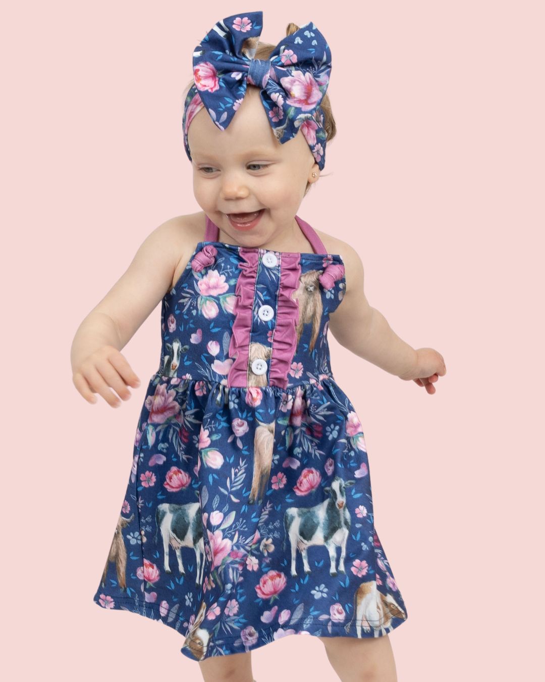 Moo in Bloom - Romper