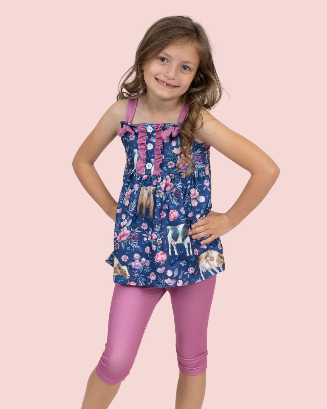 Moo in Bloom - 2 Piece Set