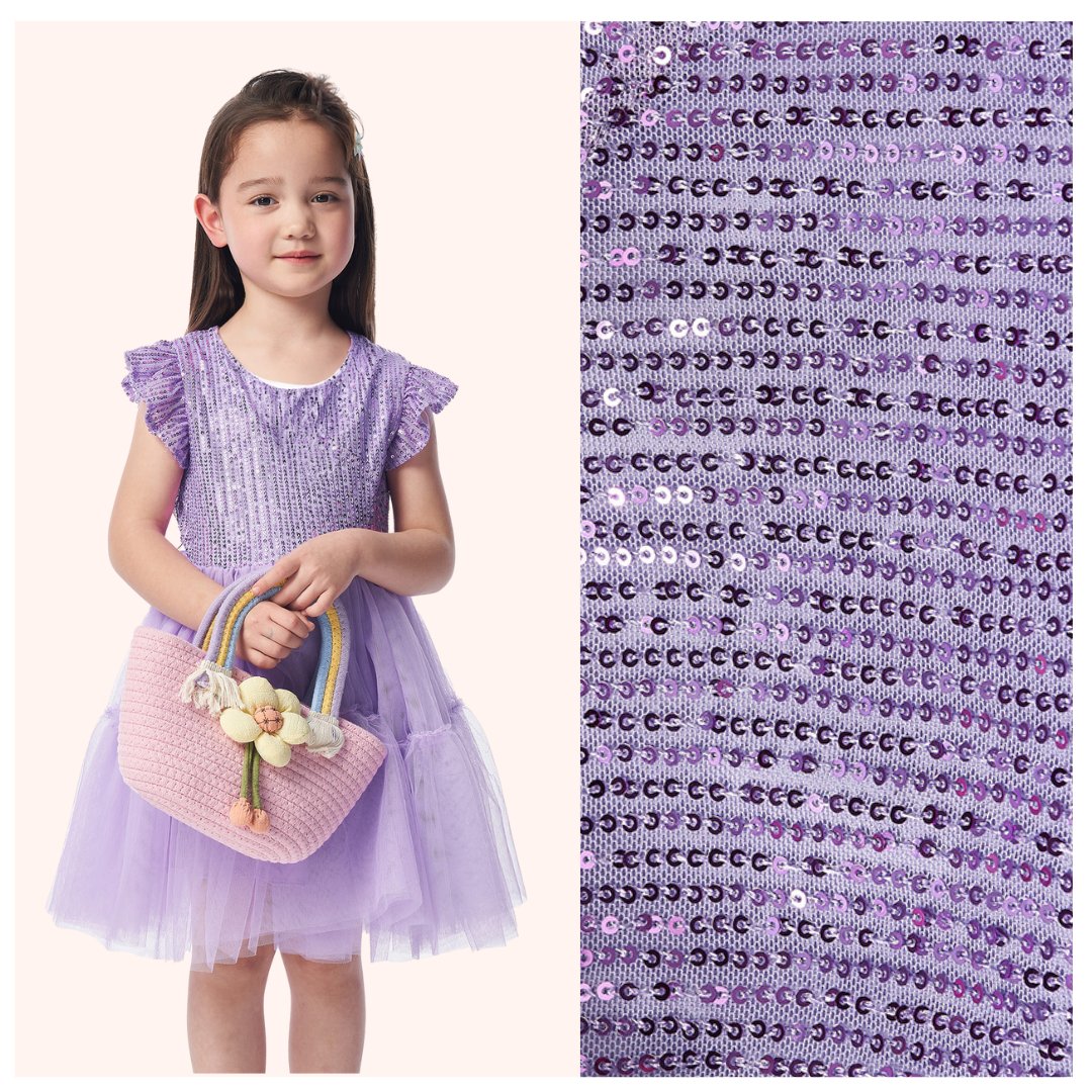 Tulle Sequin - Dress (Purple)