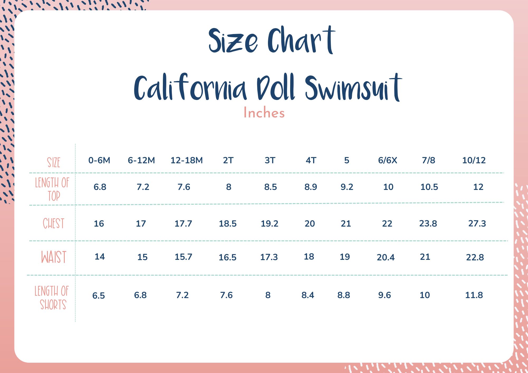 California Doll - Swimsuit