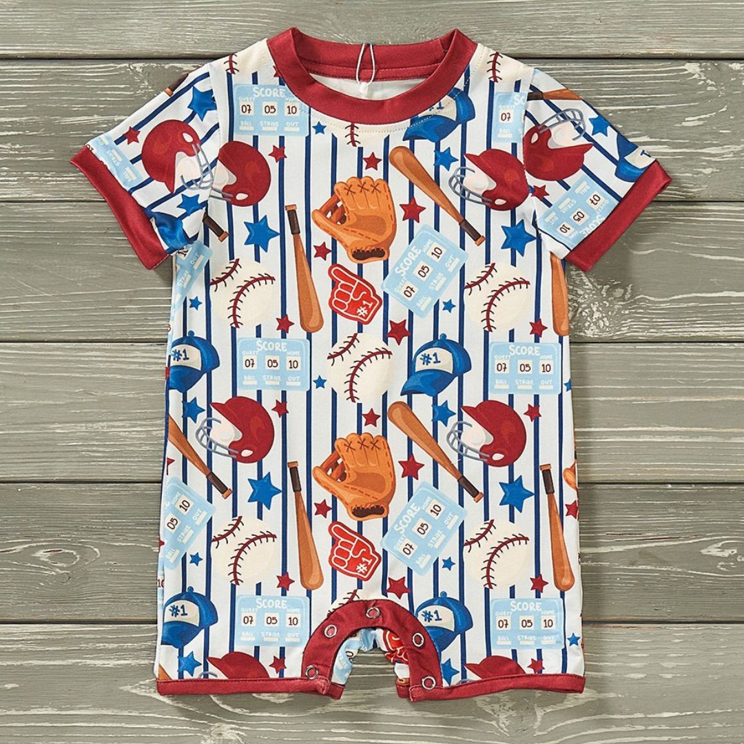 Vintage Baseball - Romper