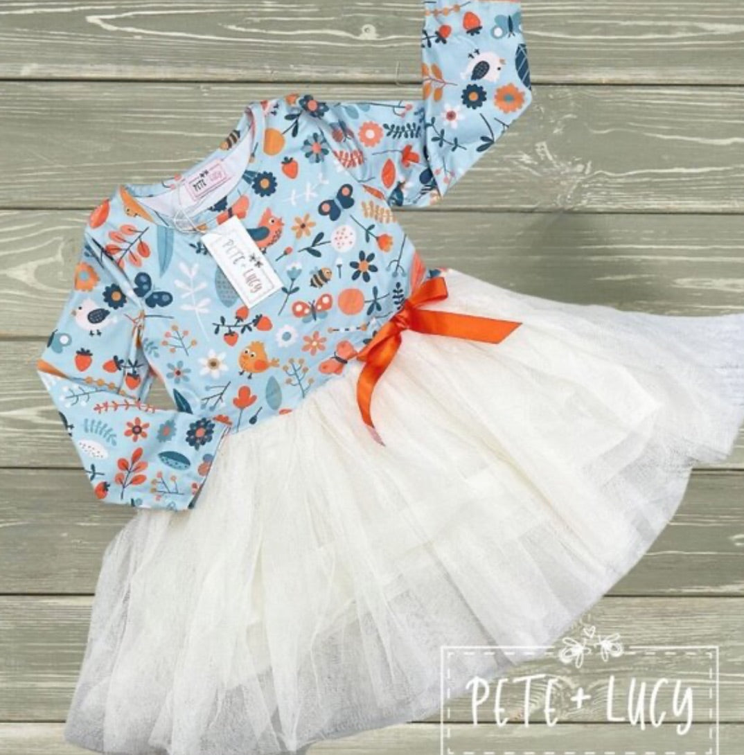 Birds and Bloom Tutu - Dress