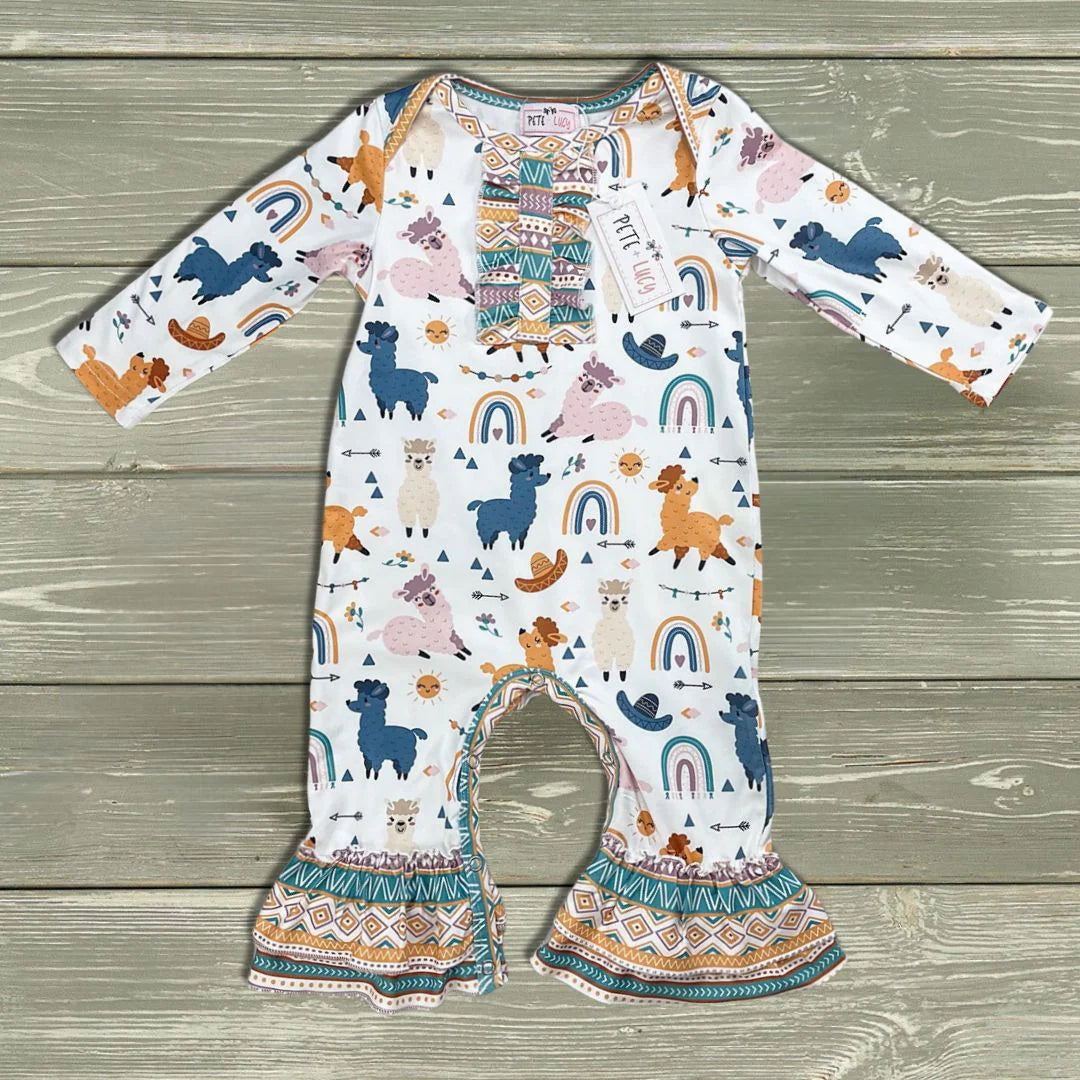 Llama Party - Romper